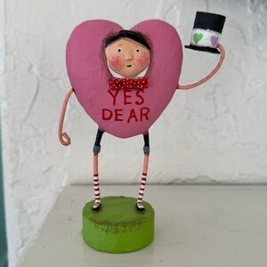 Heart-Shaped Holiday Figurine by Lori Mitchell